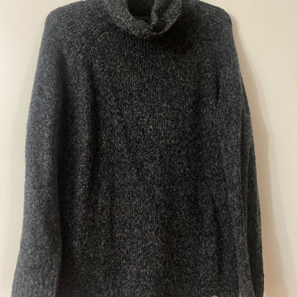 Charcoal Turtleneck Sweater